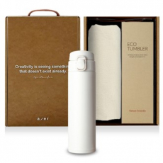 레스쁘리 고급 모던원터치텀블러 세트 G (텀블러500ml+에코백)