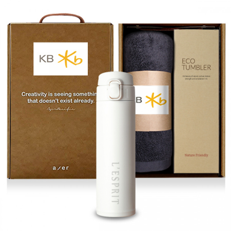 레스쁘리 고급 모던원터치텀블러 세트 F(텀블러500ml+타올) #3