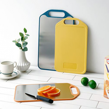 리버서블 스테인리스 향균도마 양면도마 중형 21x36cm #2