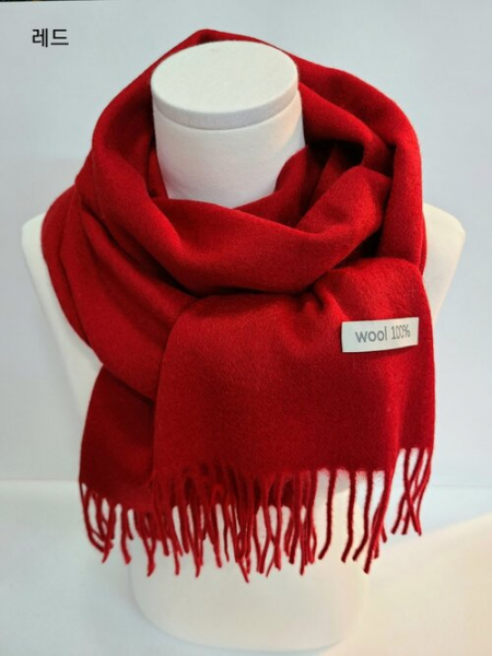 남여공용 무지 머플러 4 // 울 100% #3