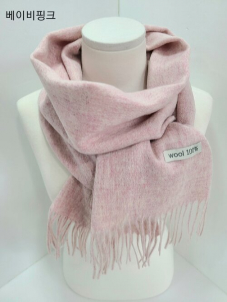 남여공용 무지 머플러 3 // 울 100% #3