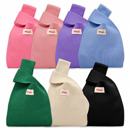 힐디 무지 니트손가방 손목가방 보조가방 에코백 미니가방 // 인쇄제작가능 #3