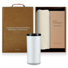 레스쁘리 고급 슈어텀블러 세트 G, 텀블러 + 에코백