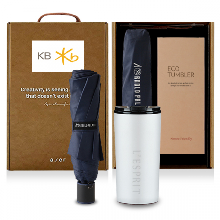 레스쁘리 고급 슈어텀블러 세트 E, 텀블러 + 아놀드파마우산 #3