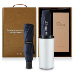 레스쁘리 고급 슈어텀블러 세트 E, 텀블러 + 아놀드파마우산