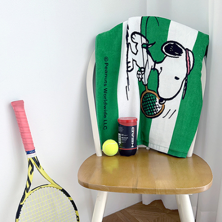 [송월타올] 스누피76 테니스 수건 비치타올 바스타올 선물세트, 비치1+테니스공 2 #4