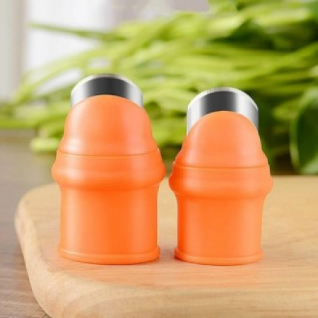 블레이드 엄지칼1+5장갑 원예장갑 야채다듬기 손가락칼 고추따기 #2