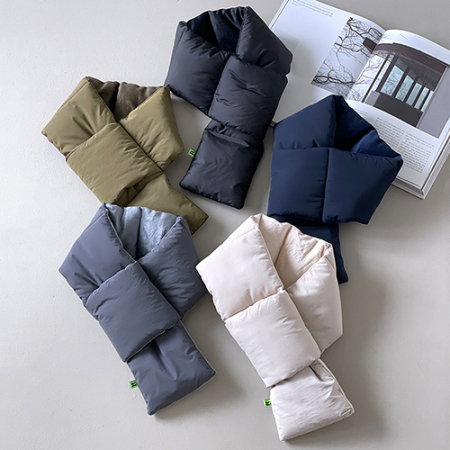 DYNN 남녀공용 초경량 휴대용 부드러운 기모 안감 방한 패딩 목도리 5컬러 #3