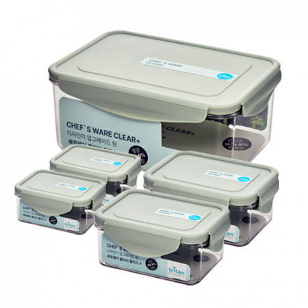 셰프웨어 클리어플러스 밀폐용기 5조 #2