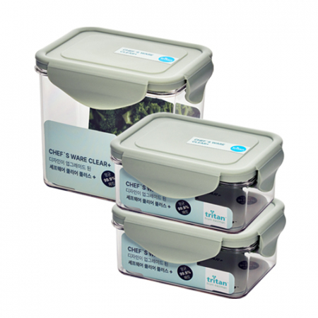 셰프웨어 클리어플러스 밀폐용기 3조 #3