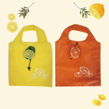 레몬 장바구니 시장가방 접이식가방 #2