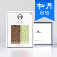 [송월타올] 호텔수건 160g 40수 2p 선물세트(쇼핑백) 기념수건 답례품