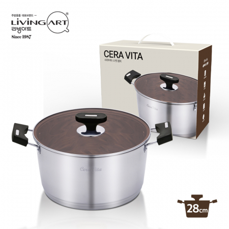 리빙아트 세라비타 스테인리스 스틸 찜기 28cm 곰솥 #2