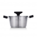 작은이미지: 리빙아트 세라비타 스테인리스 스틸 냄비 18cm 양수 #4