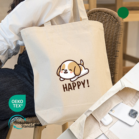 오코텍스 GRS인증 포켓에코백 36X37X10cm #4