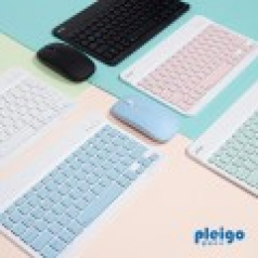 플레이고 / KB10 파스텔 블루투스 슬림 무선 키보드