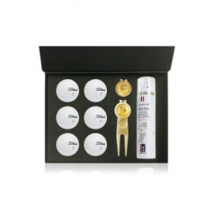 골프용품 기프트세트 클립볼마커 소형금지 잔디보수기 금지 사바리케이스 골프공 썬스프레이S0002