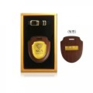 골프용품 기프트세트 원목 네임텍 방패형 대형 펄케이스P0013