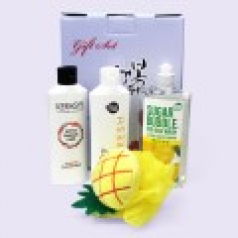 케라시스 샴푸 + 샤워메이트 바디워시 + 과일샤워 스펀지 샤워볼 + 슈가버블 주방세제 용기 4종세트 케이스 선택
