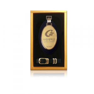 골프용품 기프트세트 가죽 네임텍 타원형 대형 검정 펄케이스P0001