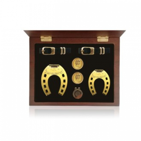 골프용품 기프트세트 편자형 네임텍 대형 중형 원목케이스 대형 클립 볼마커 소형금지W0009 #2