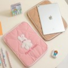 베어 파스텔 노트북 태블릿 서류 다용도파우치