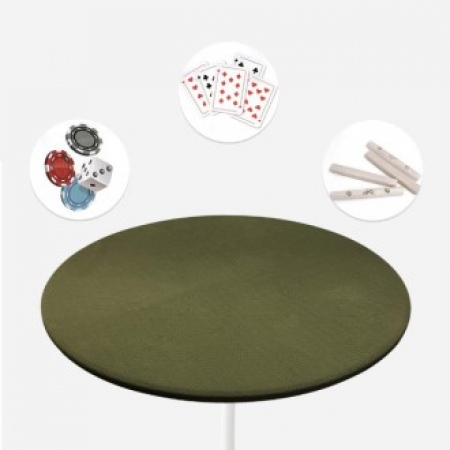 원형 모포 테이블보 일반 중형 120cm 국산 명절 게임 포커게임 #2