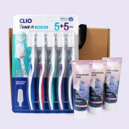 미세모칫솔 10개 치약3개 세트 #2