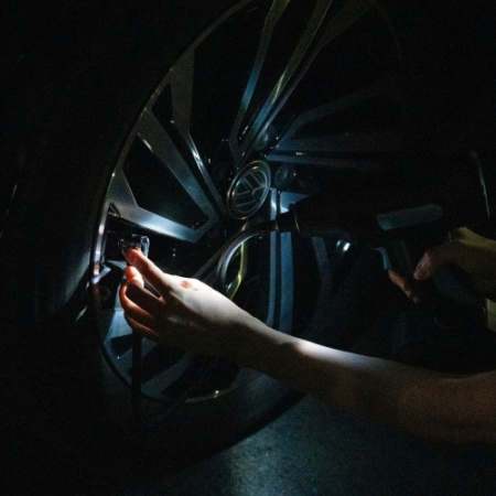 엘전자 무선 강력 에어건 콤프레샤 휴대용 자동차 캠핑 타이어 농구공 퀵에어차지 #6