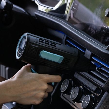 엘전자 무선 강력 에어건 콤프레샤 휴대용 자동차 캠핑 타이어 농구공 퀵에어차지 #7