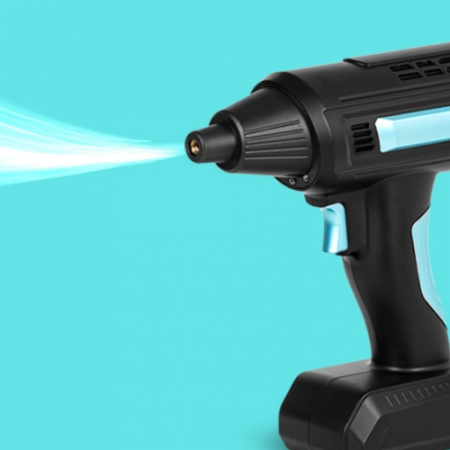 엘전자 무선 강력 에어건 콤프레샤 휴대용 자동차 캠핑 타이어 농구공 퀵에어차지 #9