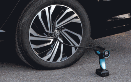 엘전자 무선 강력 에어건 콤프레샤 휴대용 자동차 캠핑 타이어 농구공 퀵에어차지 #3