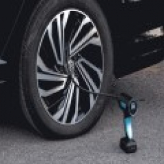 엘전자 무선 강력 에어건 콤프레샤 휴대용 자동차 캠핑 타이어 농구공 퀵에어차지