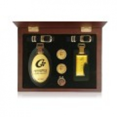 골프용품 기프트세트 가죽 네임텍 직사각 중형 검정 타원형 대형 검정 원목케이스 클립볼마커 소형금지 W0004