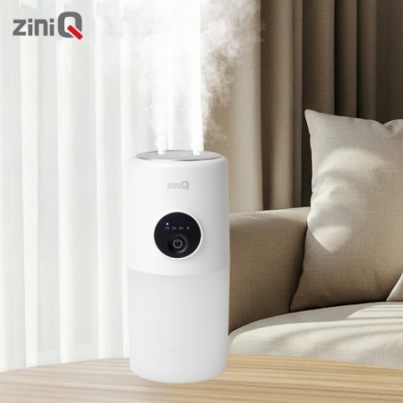 [지니큐] 280ml 무선 C타입 무드등 저소음 듀얼 타이머 미니 가습기 ZQ-HX20 #5