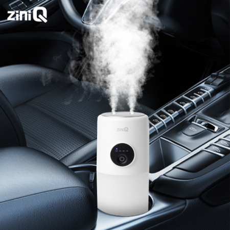 [지니큐] 280ml 무선 C타입 무드등 저소음 듀얼 타이머 미니 가습기 ZQ-HX20 #4