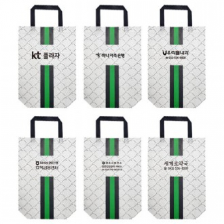 부직포가방 세로형 30 x 38 x 10 패턴코팅부직포가방 #2