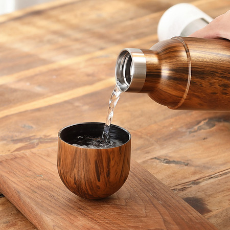 아소부 스텐 오브 우드 진공 텀블러 420ml #4