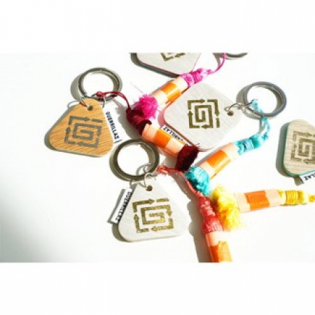 KC228 에코새활용 전통 장신구 키링 1겹 #2