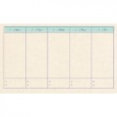 KC257 에코새활용 모던오피스 위클리 메모지 민트