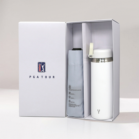 PGA 친환경그린 3단수동 경량스키니+스테이24 타임 텀블러(500ml)세트 #2