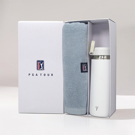 PGA 200g코마사 타올 + 스테이24 타임 텀블러(500ml)세트 #2