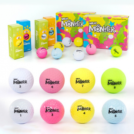 몬스터 레인보우 비거리전용 골프공 피스 세트 / 랩몬스터 3구 2PC 3PC 골프 스포츠 #2