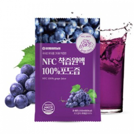 NFC 착즙 포도즙 100ml 50포 #2