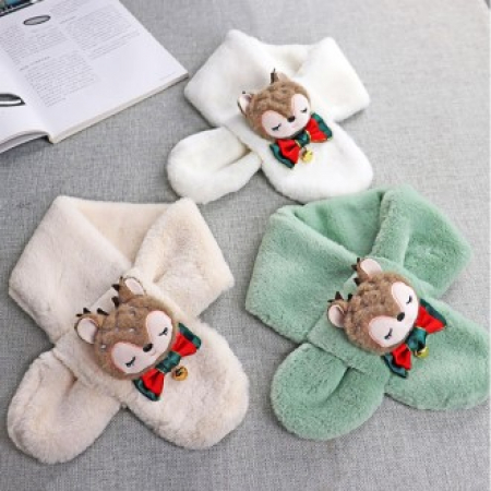 루돌프 사슴 방울 퍼 목도리 크리스마스 선물 #2