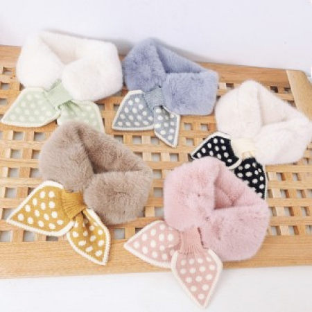 키즈 쁘띠 밍크 털 목도리 크리스마스 선물 #2