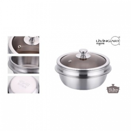 에코프렌즈 통3중 인덕션 스텐 가마솥15.5cm #2