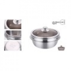 에코프렌즈 통3중 인덕션 스텐 가마솥15.5cm