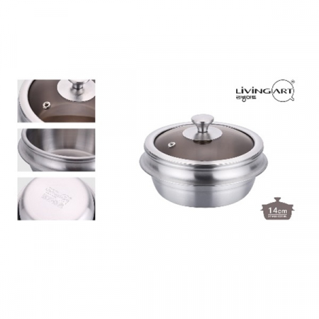 에코프렌즈 통3중 인덕션 스텐 가마솥14cm #3