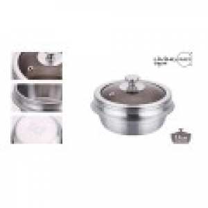 에코프렌즈 통3중 인덕션 스텐 가마솥14cm